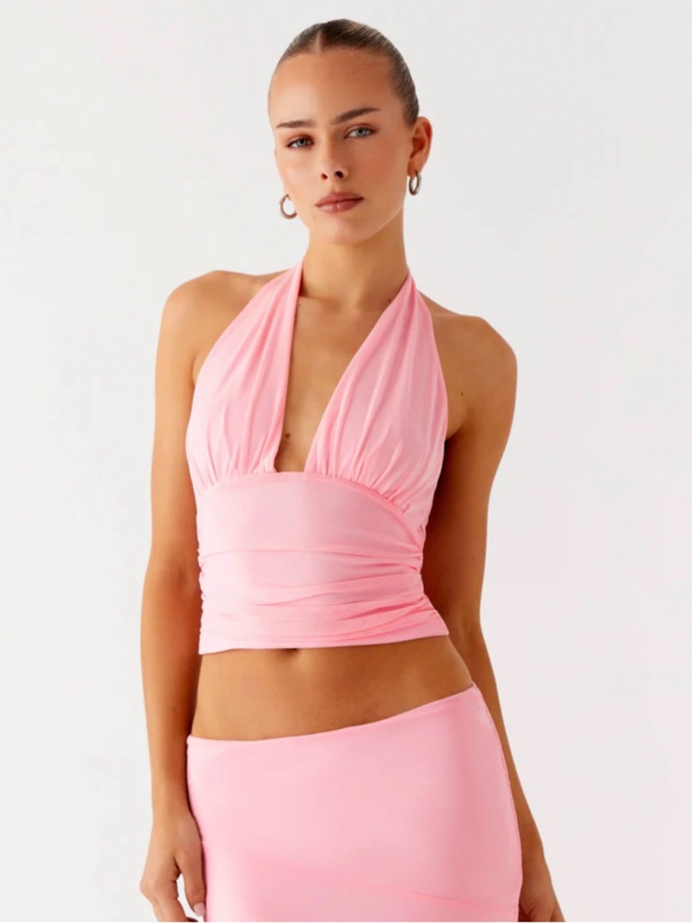 Peppermayo Baby Pink Halter Top
